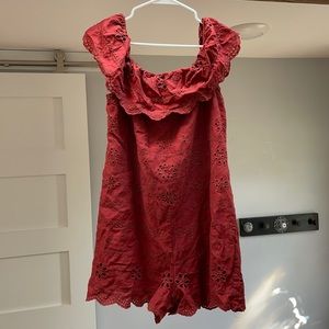 Zara Lace Eyelet Romper